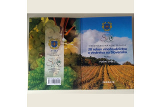 Zborník – Medzinárodná konferencia 30 rokov vinohradníctva a vinárstva na Slovensku